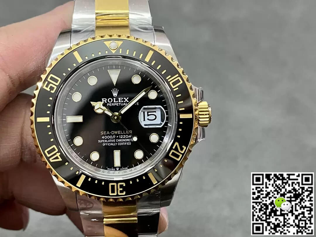 Best Replica Replica Rolex Sea Dweller M126603-0001 1:1 Best Edition VS Factory Yellow Gold - Colareps