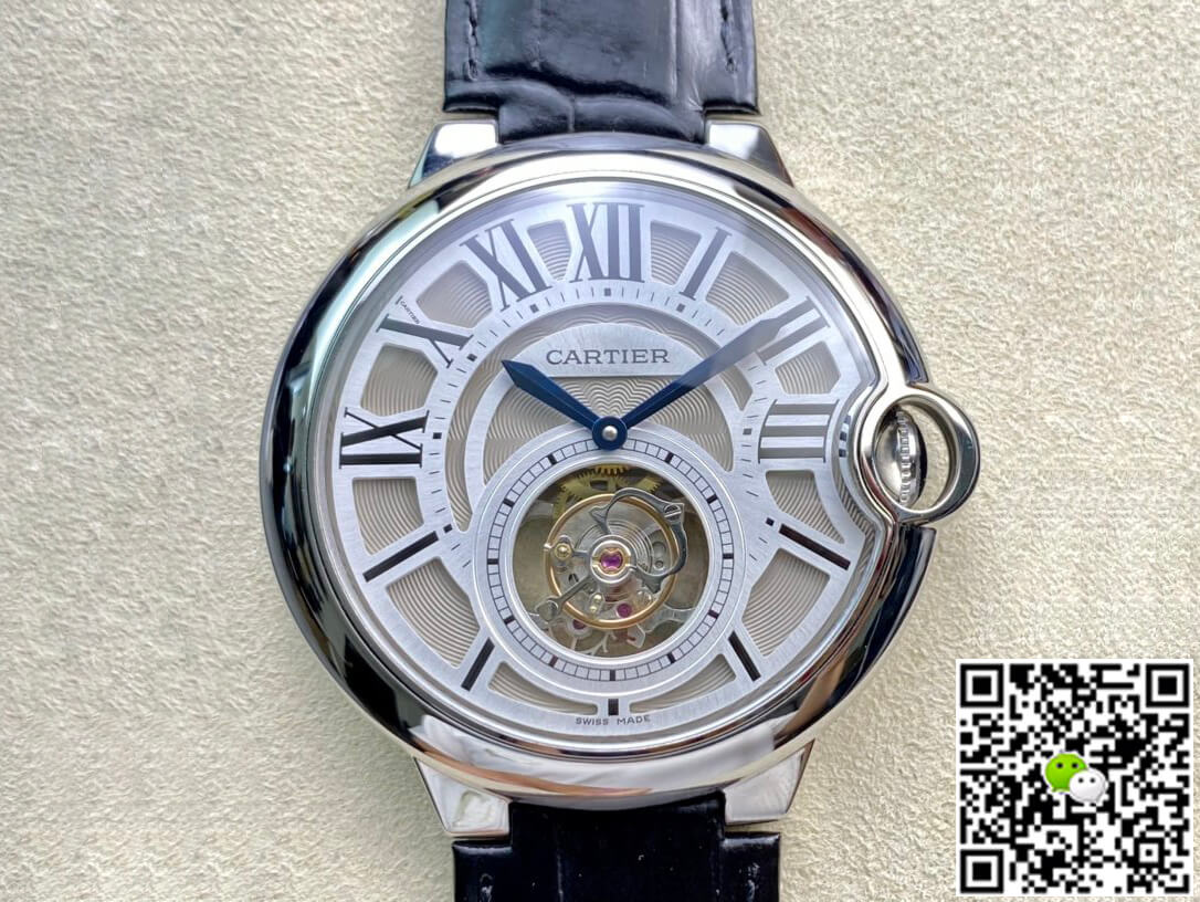 Best Replica Replica Ballon Bleu De Cartier W6920021 1:1 Best Edition BBR Factory Tourbillon Dial - Colareps