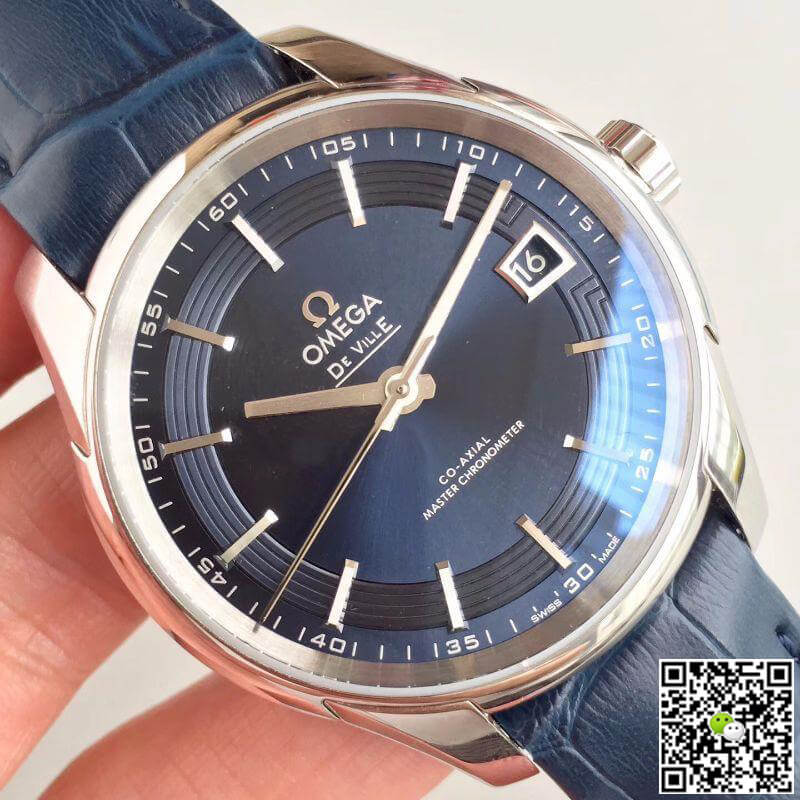 Best Replica Replica Omega De Ville Hour Vision 431.33.41.21.03.001 3S Factory 1:1 Best Edition Swiss ETA8500 Blue Dial - Colareps
