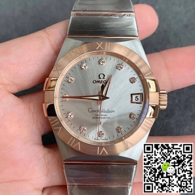 Best Replica Replica Omega Constellation 123.20.38.21.52.001 1:1 Best Edition VS Factory Silvery White Dial - Colareps