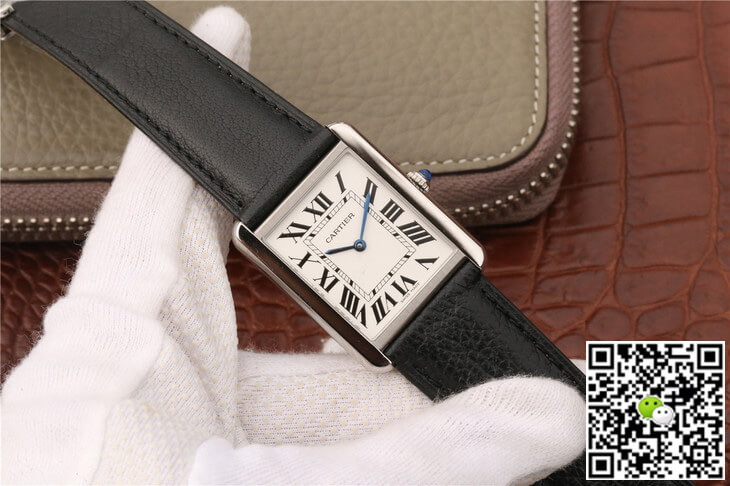 Best Replica Cartier Replica Tank WSTA0028 1:1 Best Edition K11 Factory White Dial - Colareps