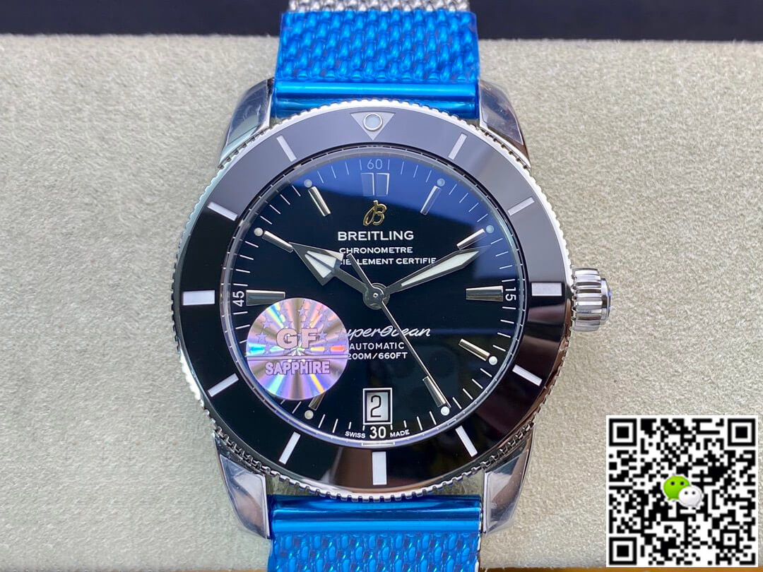 Best Replica Replica Breitling Superocean Heritage II AB202033/Q618/152A GF Factory 1:1 Best Edition Swiss ETA9015 Black Dial - Colareps