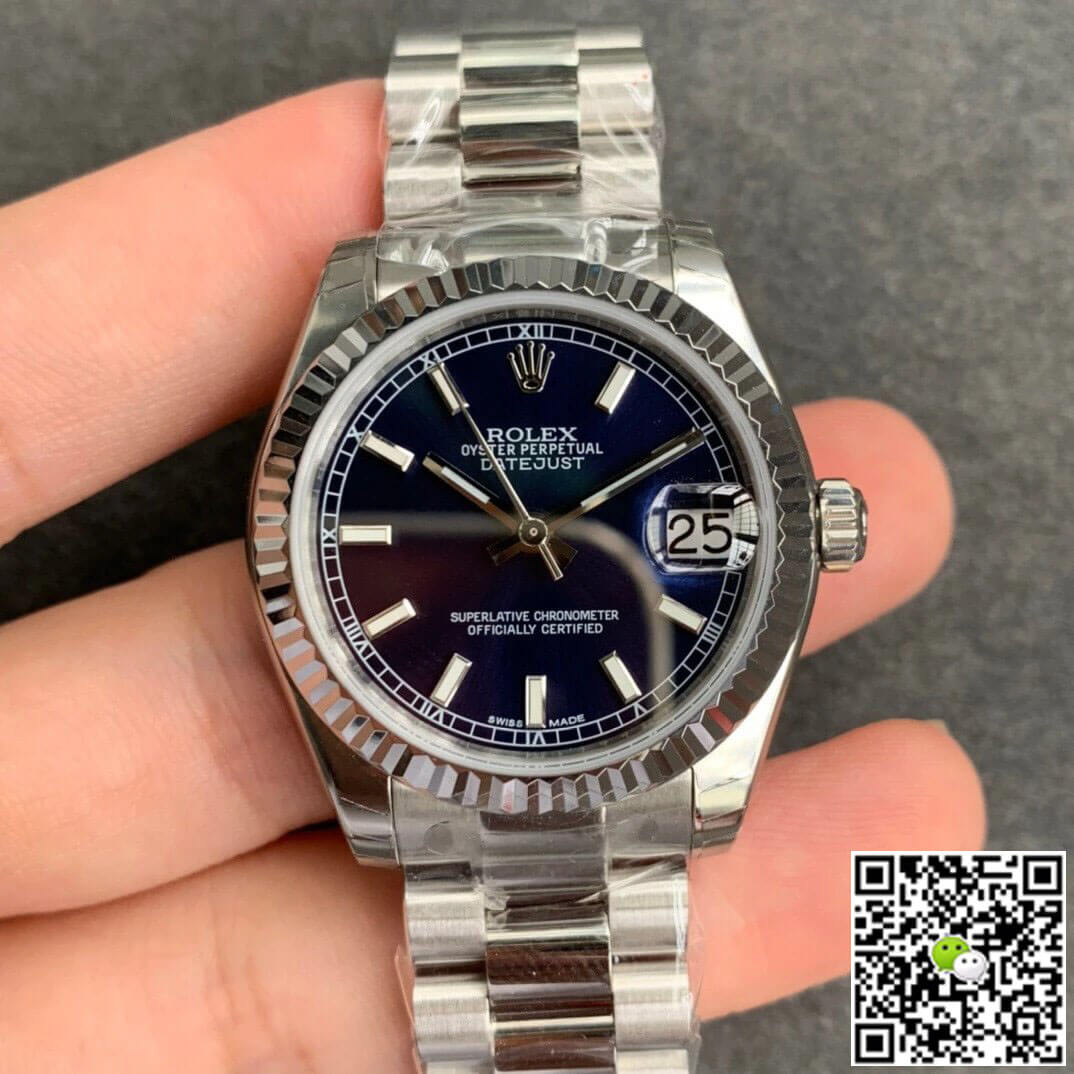 Best Replica Replica Rolex Datejust M178274-0038 1:1 Best Edition GS Factory Blue Dial - Colareps