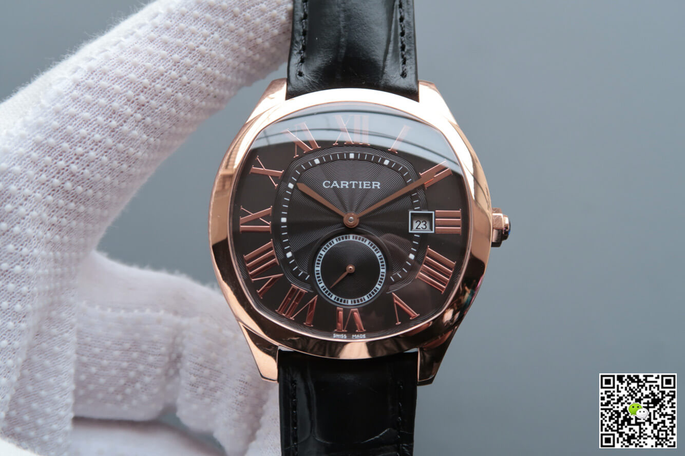 Best Replica Replica Drive De Cartier WGNM0004 1:1 Best Edition V6 Factory Rose Gold - Colareps