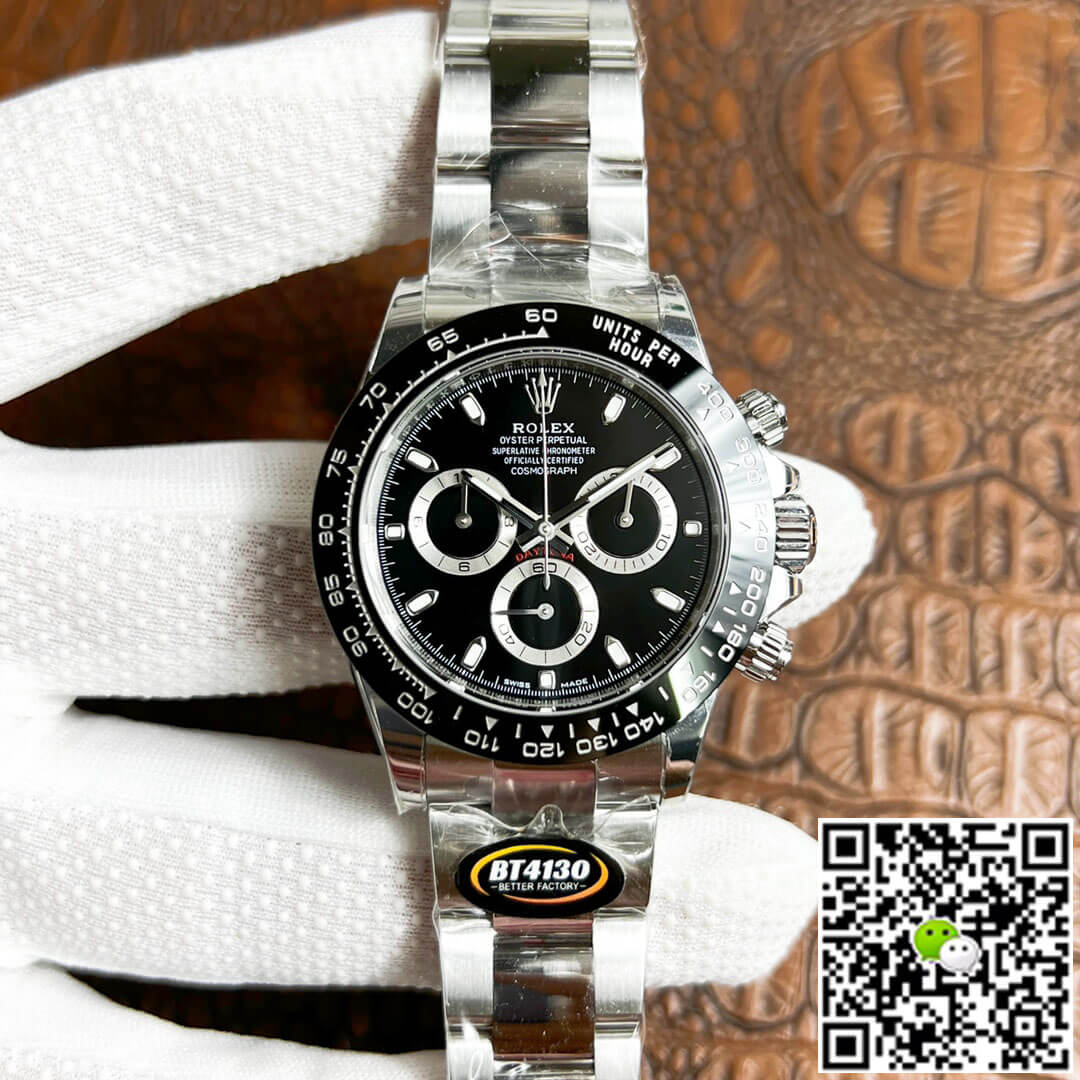 Best Replica Replica Rolex Daytona M116500LN-0002 1:1 Best Edition BT Factory Black Dial - Colareps