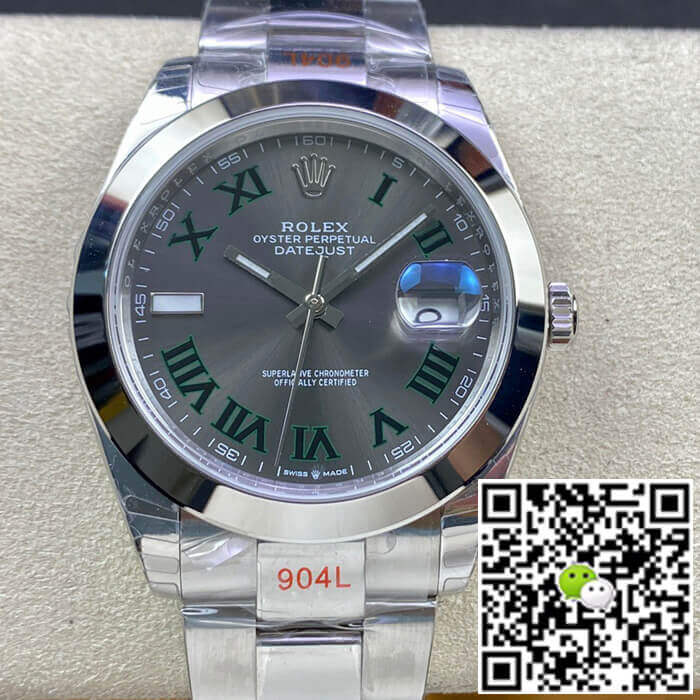 Best Replica Replica Rolex Datejust M126300-0013 41MM 1:1 Best Edition EW Factory Dark Grey Dial - Colareps
