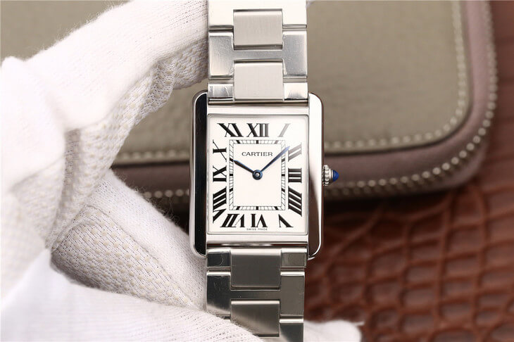 Best Replica Cartier Replica Tank W5200013 1:1 Best Edition K11 Factory Stainless Steel - Colareps
