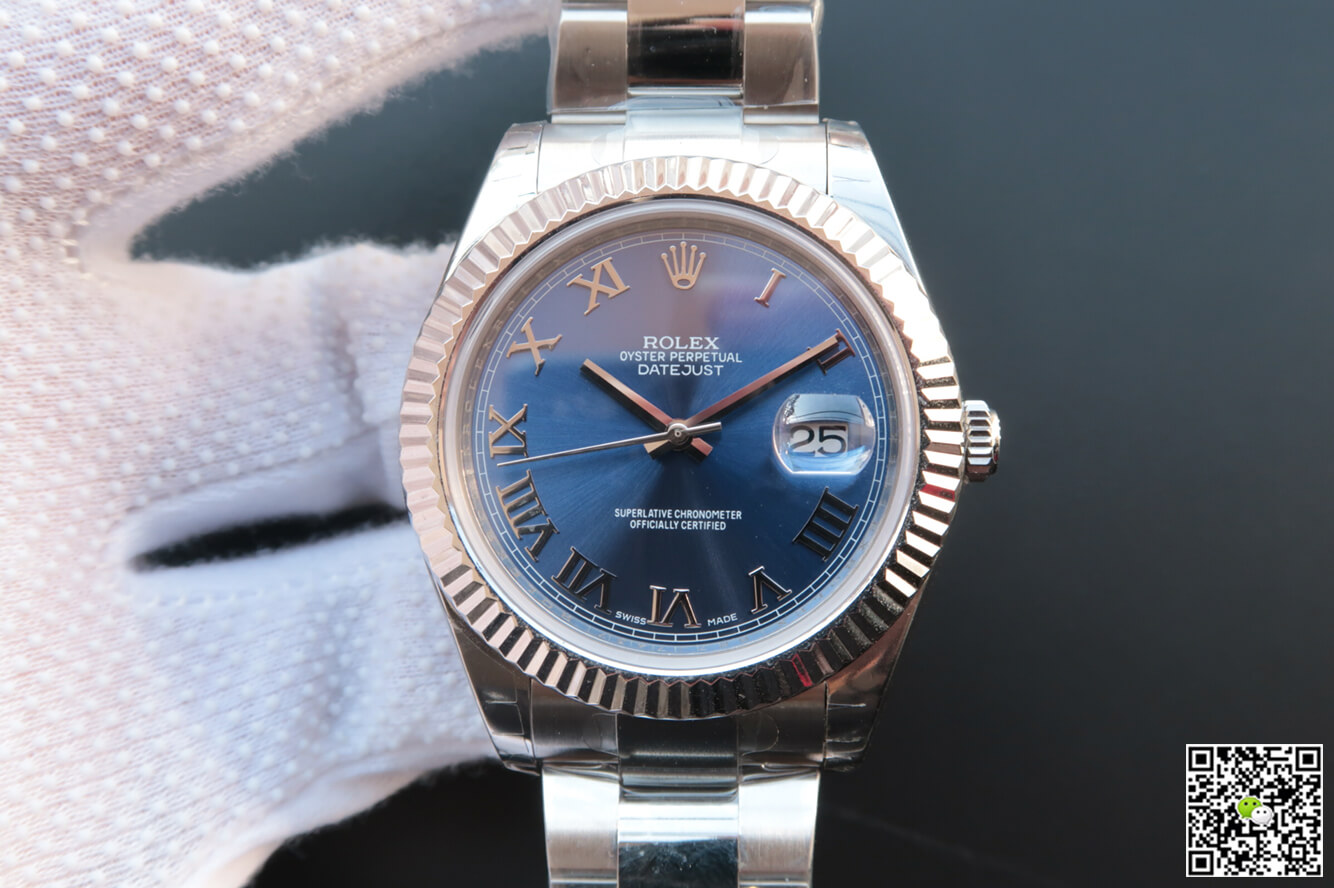 Best Replica Replica Rolex Datejust 116334 41MM 1:1 Best Edition EW Factory Blue Dial - Colareps