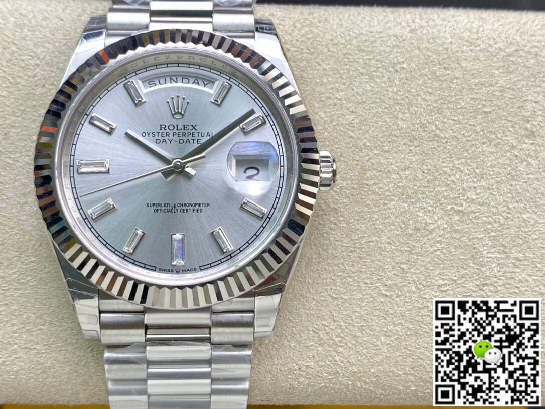 Best Replica Replica Rolex Day Date M228239-0003 1:1 Best Edition EW Factory White Gold - Colareps