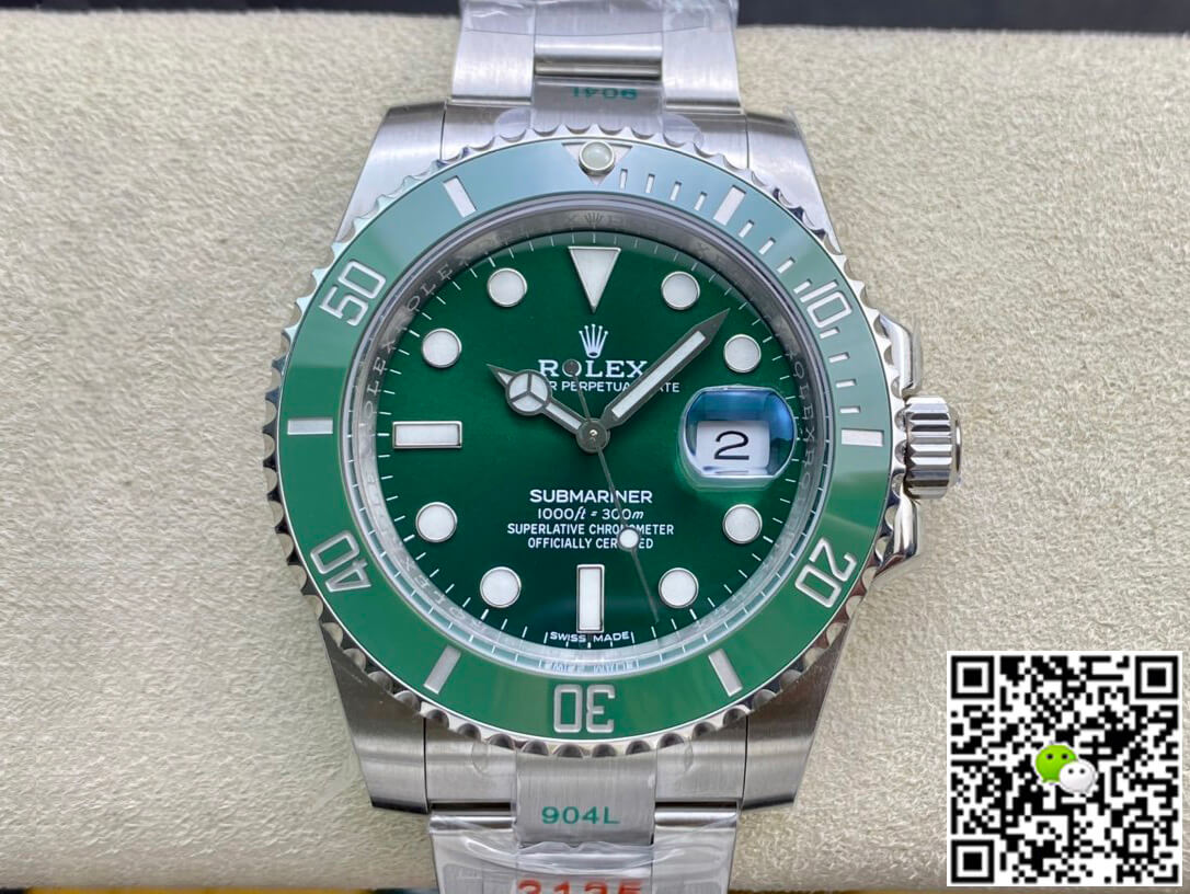 Best Replica Rolex Submariner Replica 116610LV-97200 1:1 Best Edition ZF Factory Green Dial Stainless Steel Strap - Colareps