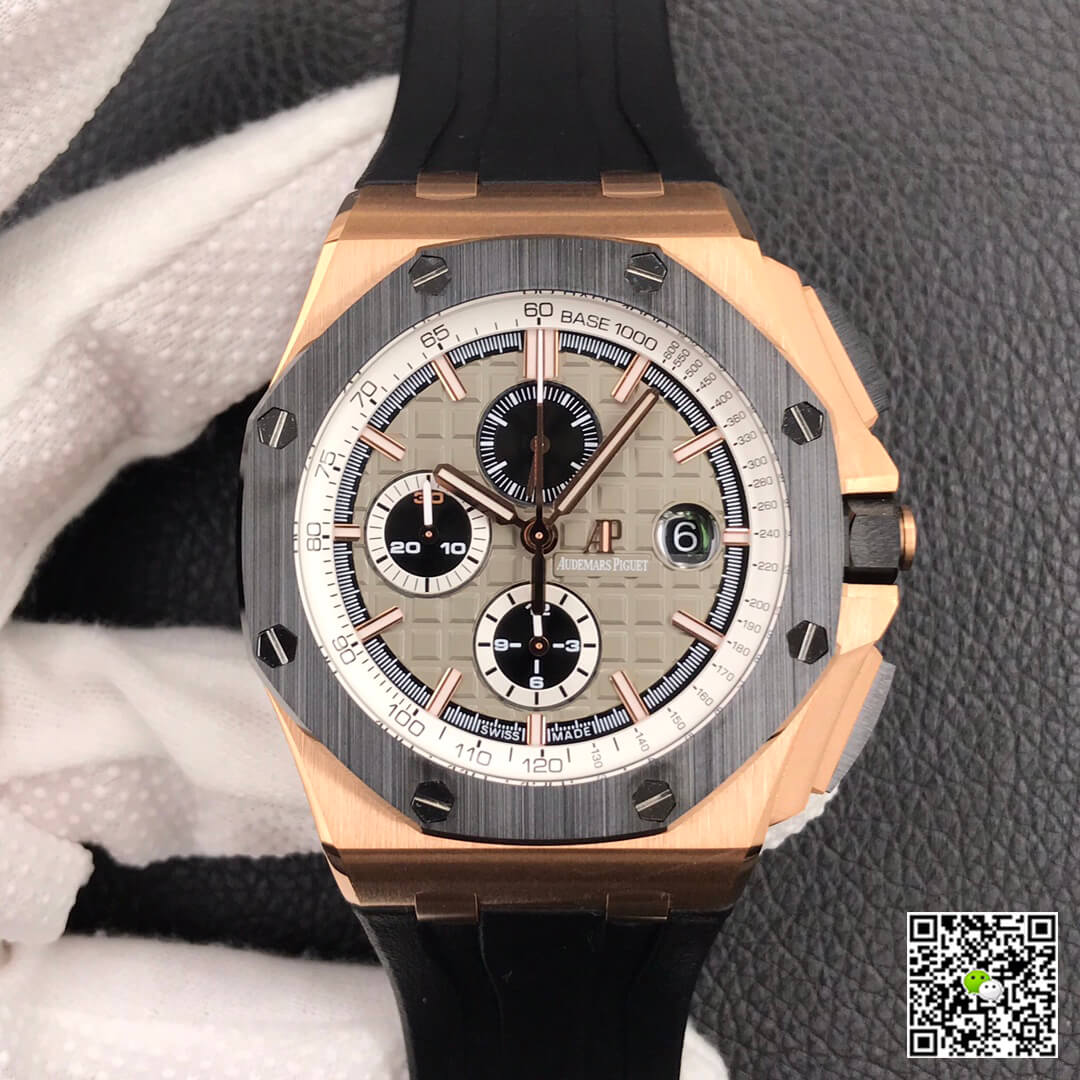 Best Replica Replica Audemars Piguet Royal Oak Offshore 26416RO.OO.A002CA.01 1:1 Best Edition JF Factory V2 Rose Gold - Colareps