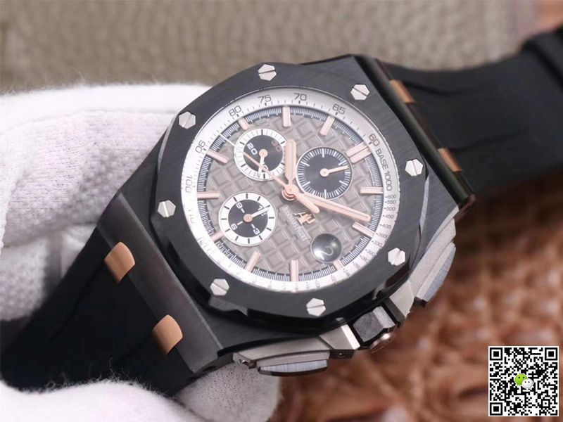 Best Replica Replica Audemars Piguet Royal Oak Offshore 26415CE.OO.A002CA.01 1:1 Best Edition JF Factory Black Ceramic Swiss ETA7750 - Colareps