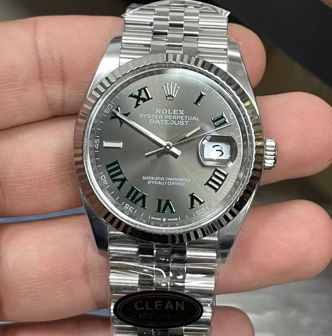 Best Replica Replica Rolex Datejust M126234-0045 36MM 1:1 Best Edition Clean Factory Gray Dial - Colareps