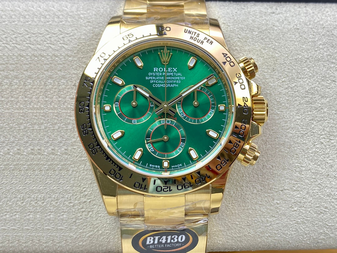 Best Replica Replica Rolex Daytona M116508-0013 1:1 Best Edition BT Factory Green Dial - Colareps