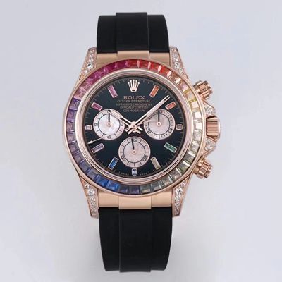 Best Replica Replica Rolex Daytona 116595RBOW 1:1 Best Edition BL Factory Rose Gold Swiss ETA4130 - Colareps