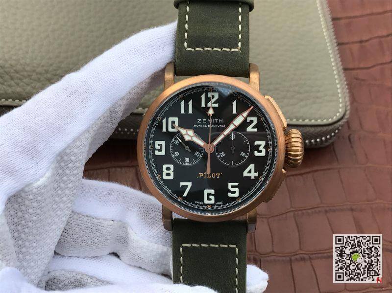 Best Replica Replica Zenith Pilot 29.2430.4069/21.C800 XF Factory 1:1 Best Edition Swiss ETA7750 - Colareps