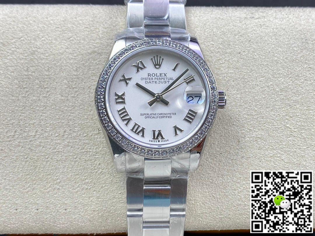 Best Replica Replica Rolex Datejust M278384RBR-0013 31MM 1:1 Best Edition EW Factory White Dial - Colareps