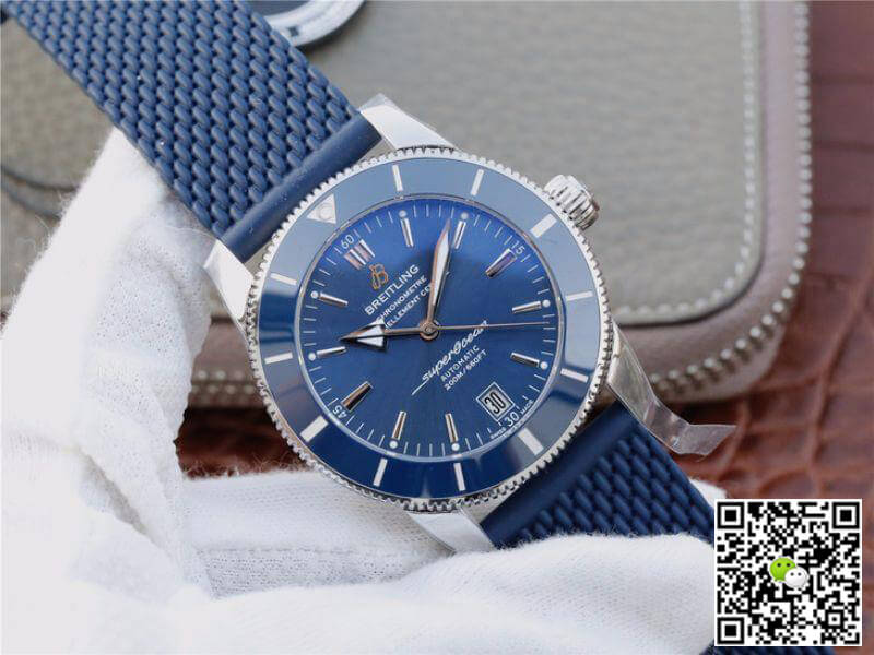 Best Replica Breitling Replica Superocean Heritage II AB2010161C1S1 GF Factory 1:1 Best Edition Swiss ETA9015 Blue Dial - Colareps