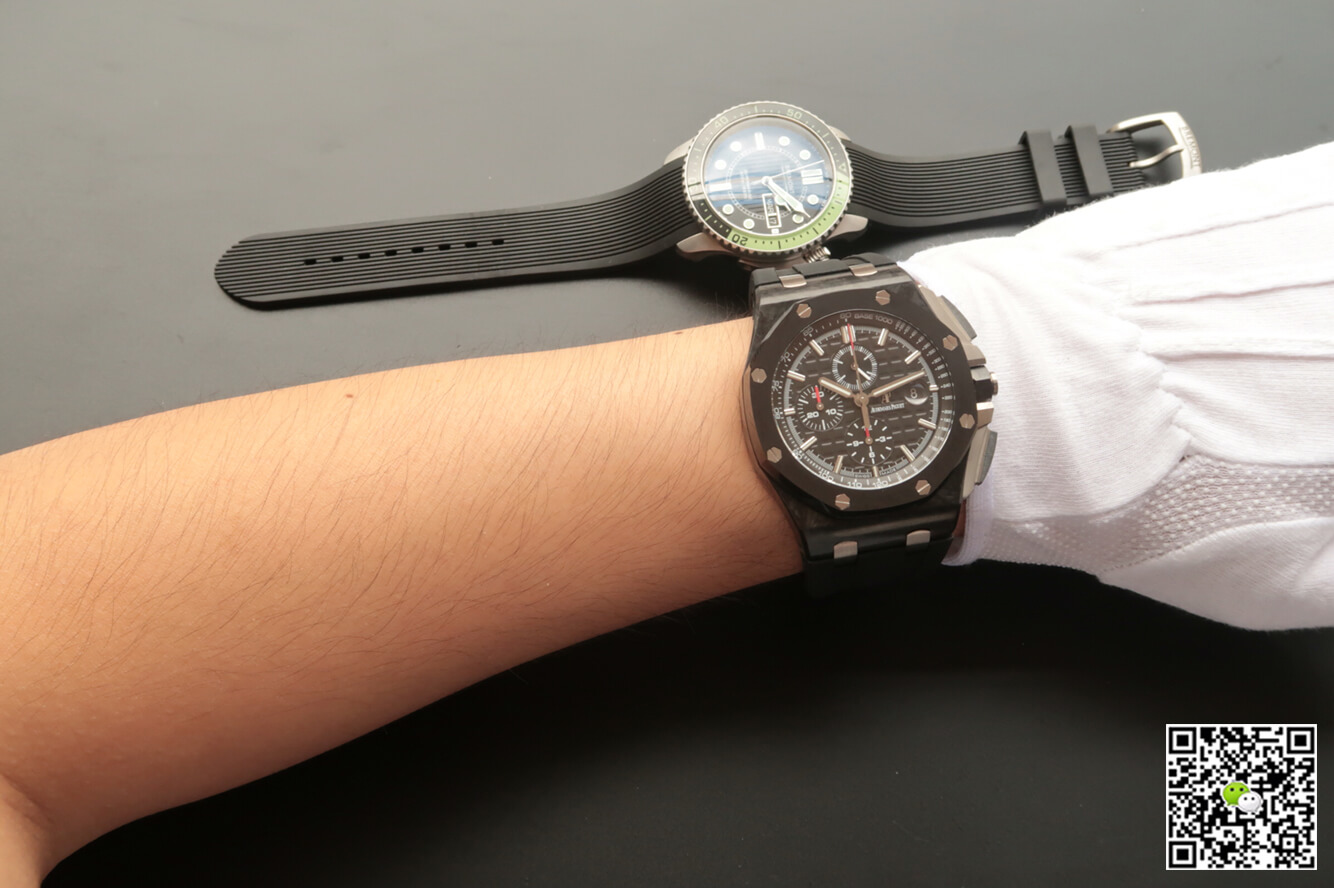 Best Replica Replica Audemars Piguet Royal Oak Offshore 26400AU.OO.A002CA.01 1:1 Best Edition JF Factory Black Dial - Colareps