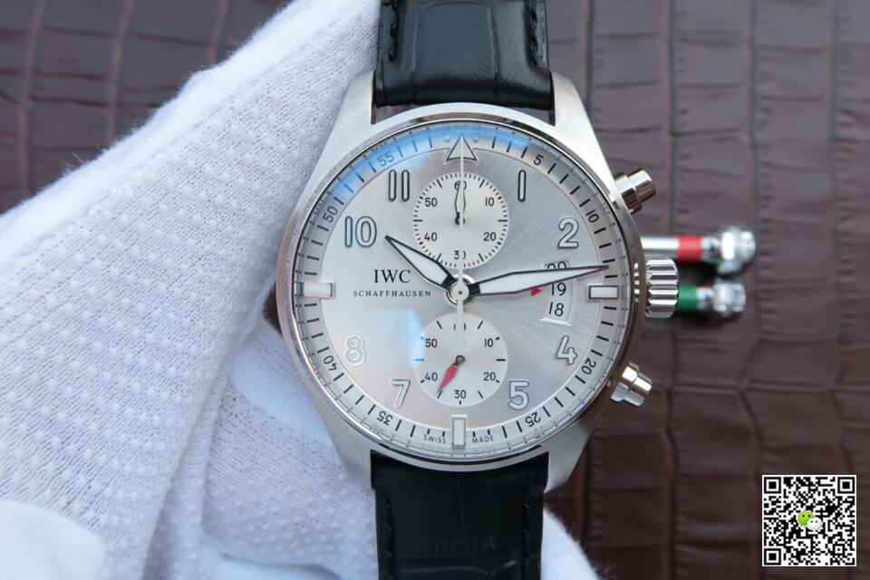 Best Replica Replica IWC Pilot JU-AIR Special Edition IW387809 1:1 Best Edition ZF Factory Rhodium Dial - Colareps