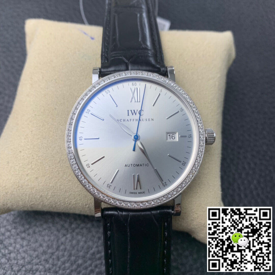 Best Replica Replica IWC Portofino IW356514 1:1 Best Edition V7 Factory Diamond Bezel - Colareps
