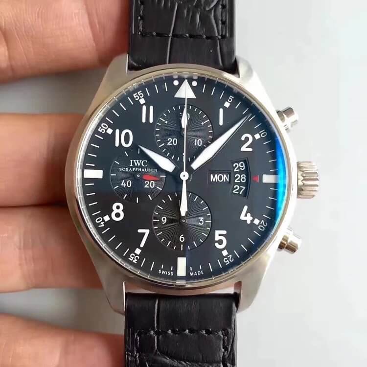 Best Replica Replica IWC Pilot IW37777 1:1 Best Edition ZF Factory Black Dial - Colareps