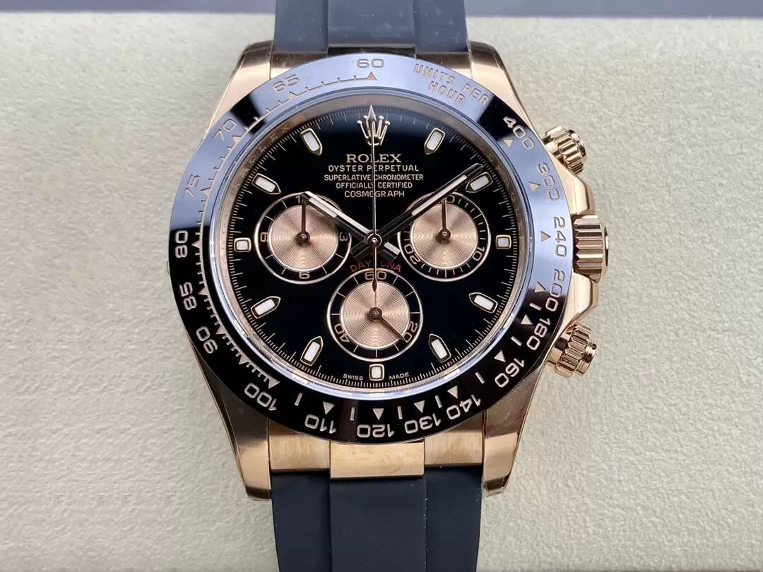 Best Replica Replica Rolex Cosmograph Daytona M116515LN-0017 1:1 Best Edition Clean Factory Black Dial - Colareps