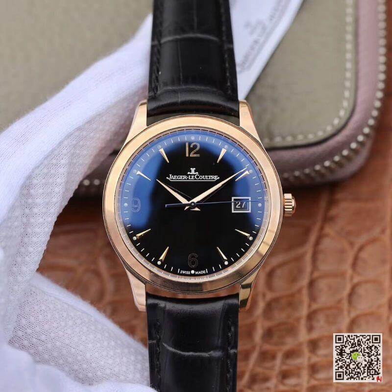 Best Replica Replica Jaeger LeCoultre Master Control Date Q1542520 ZF Factory 1:1 Best Edition Swiss ETA9015 Black Dial - Colareps