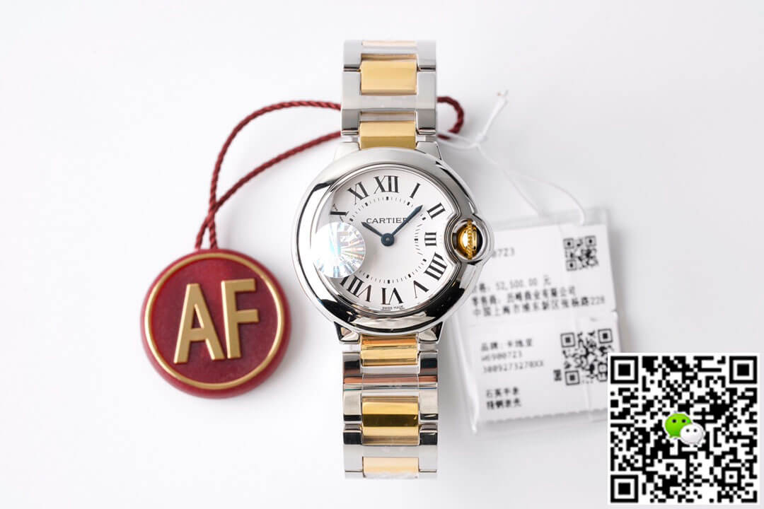 Best Replica Replica Ballon Bleu De Cartier 28MM W69007Z3 1:1 Best Edition AF Factory White Dial - Colareps