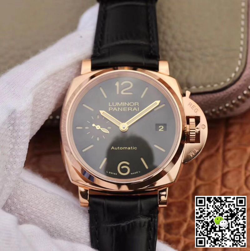 Best Replica Panerai Replica Luminor Due PAM01029 1:1 Best Edition VS Factory Black Dial Swiss OP.XXXIV - Colareps