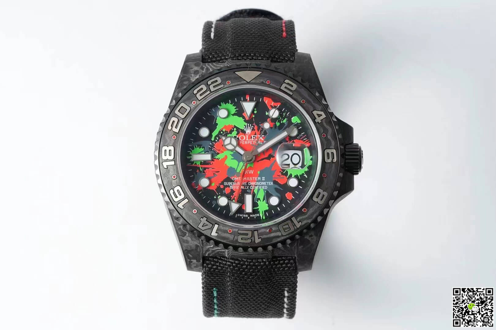 Best Replica Replica Rolex GMT-MASTER II Diw 1:1 Best Edition Carbon Fiber Color Dial - Colareps