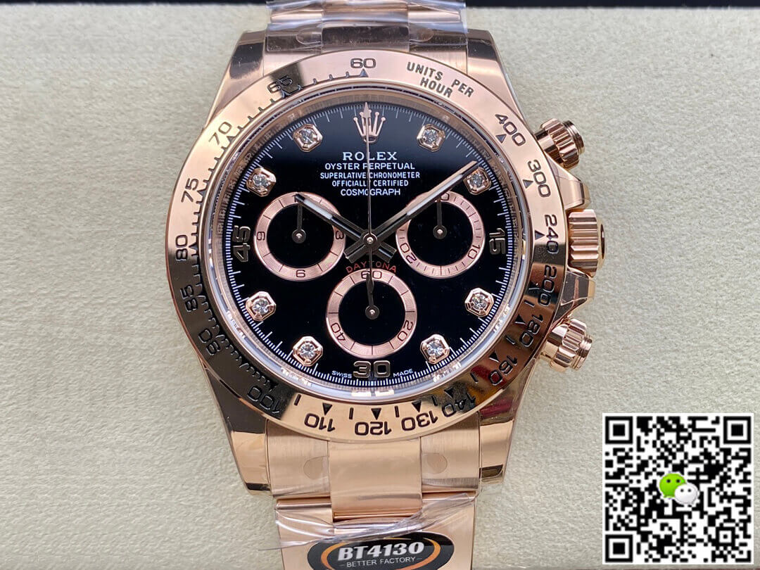 Best Replica Replica Rolex Daytona M116505-0015 1:1 Best Edition BT Factory Diamond-set Dial - Colareps