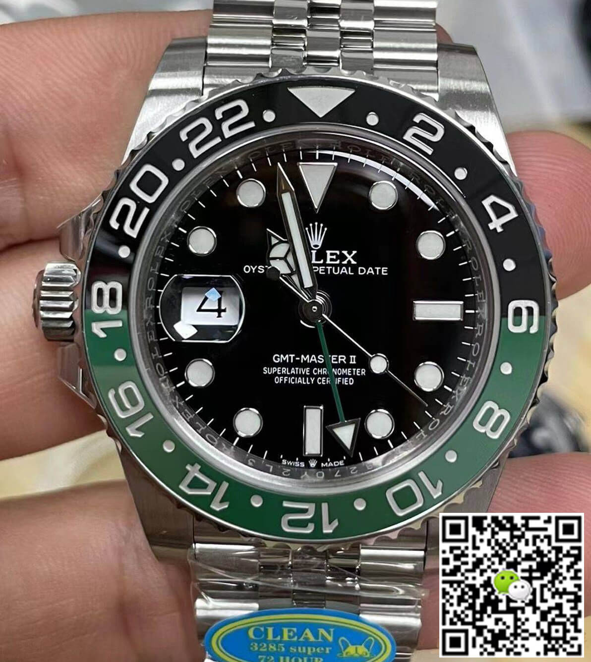 Best Replica Replica Rolex GMT Master II M126720vtnr-0002 1:1 Best Edition Clean Factory V2 Black Dial - Colareps