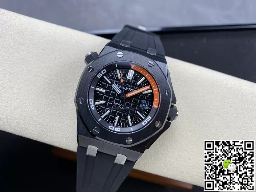 Best Replica Replica Audemars Piguet Royal Oak Offshore 15707CE.OO.A002CA.01 1:1 Best Edition APS Factory Black Dial - Colareps