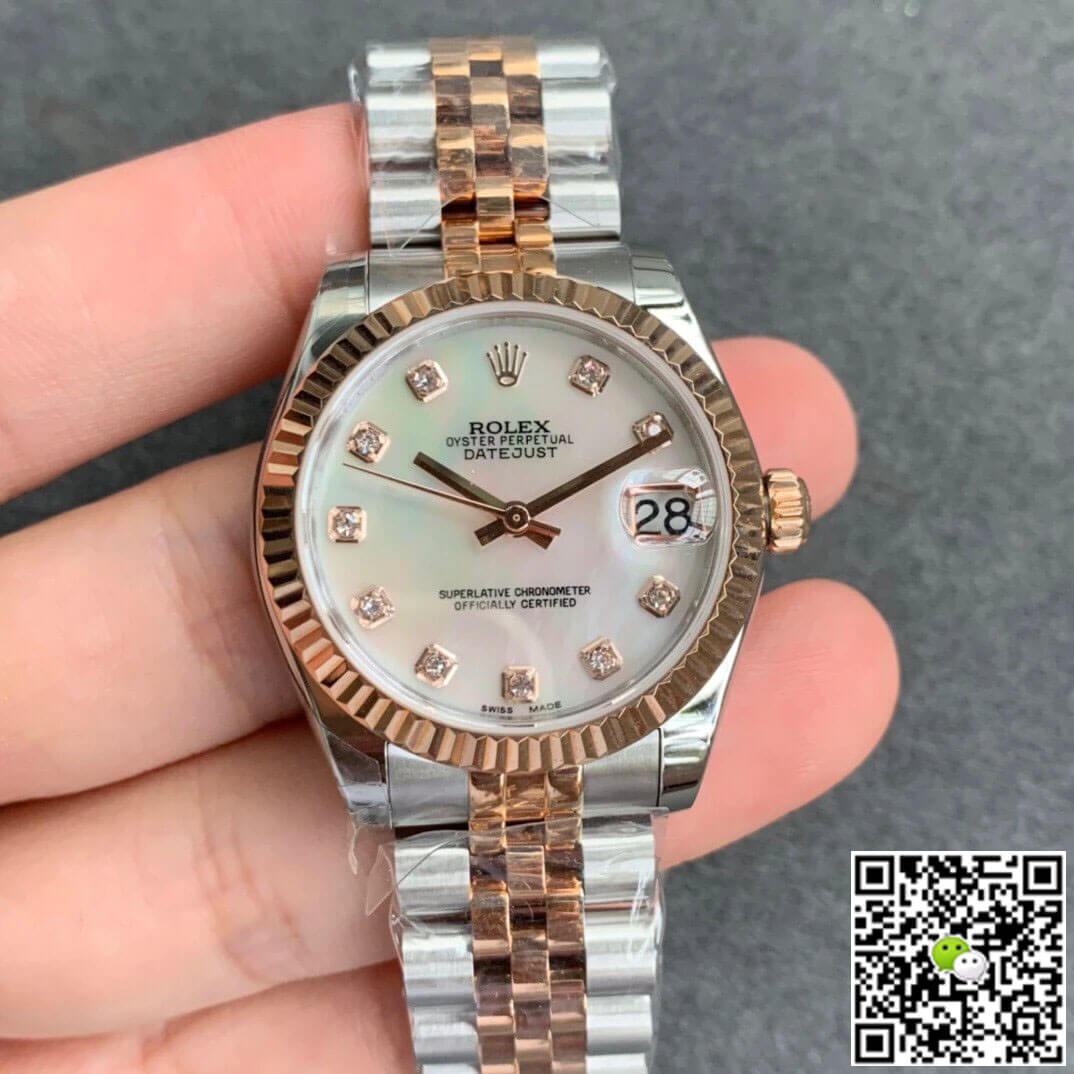 Best Replica Replica Rolex Datejust M278271-0026 1:1 Best Edition GS Factory Rose Gold - Colareps