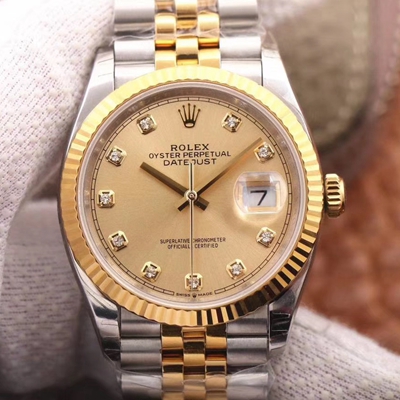Best Replica Replica Rolex Datejust M126233-0017 1:1 Best Edition Champagne Dial - Colareps