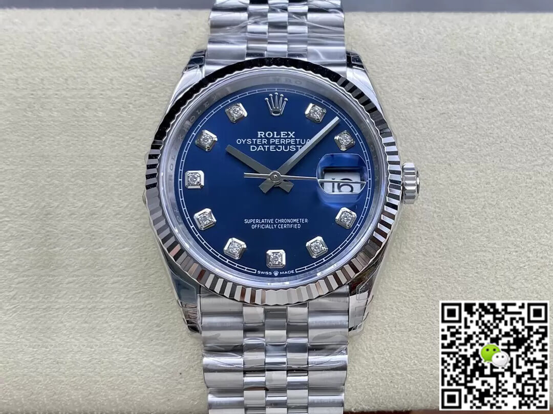 Best Replica Replica Rolex Datejust M126234-0037 36MM 1:1 Best Edition VS Factory Diamond Dial - Colareps