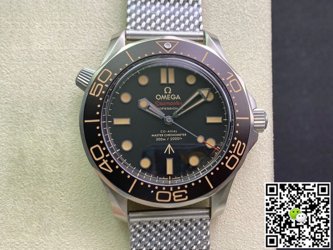 Best Replica Replica Omega Seamaster Diver 300M 007 Edition 210.90.42.20.01.001 1:1 Best Edition OR Factory Black Dial - Colareps