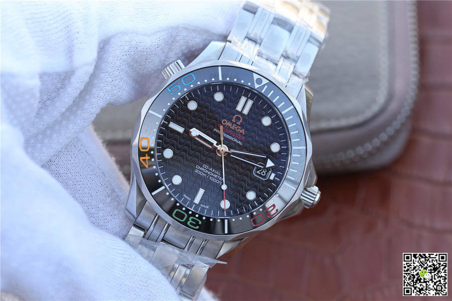 Best Replica Replica Omega Seamaster Diver 300M 522.30.41.20.01.001 1:1 Best Edition V6 Factory Black Dial - Colareps