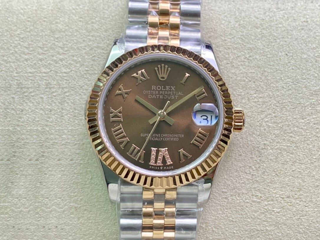 Best Replica Replica Rolex Datejust M278271-0004 31MM 1:1 Best Edition EW Factory Brown Dial - Colareps