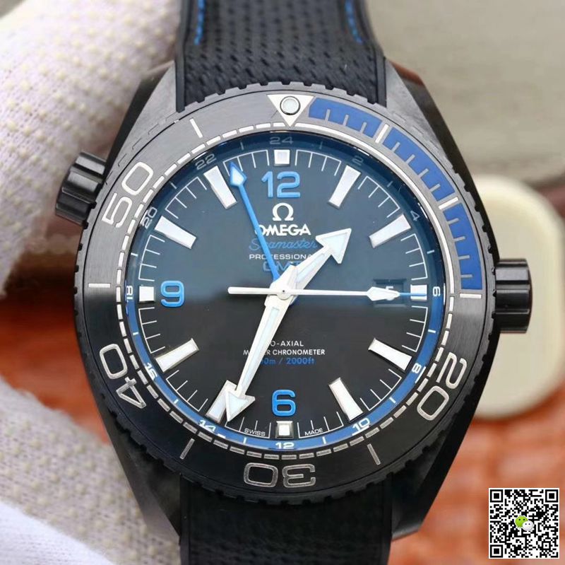 Best Replica Replica Omega Seamaster 215.92.46.22.01.002 1:1 Best Edition VS Factory Black Ceramic Swiss ETA8906 - Colareps