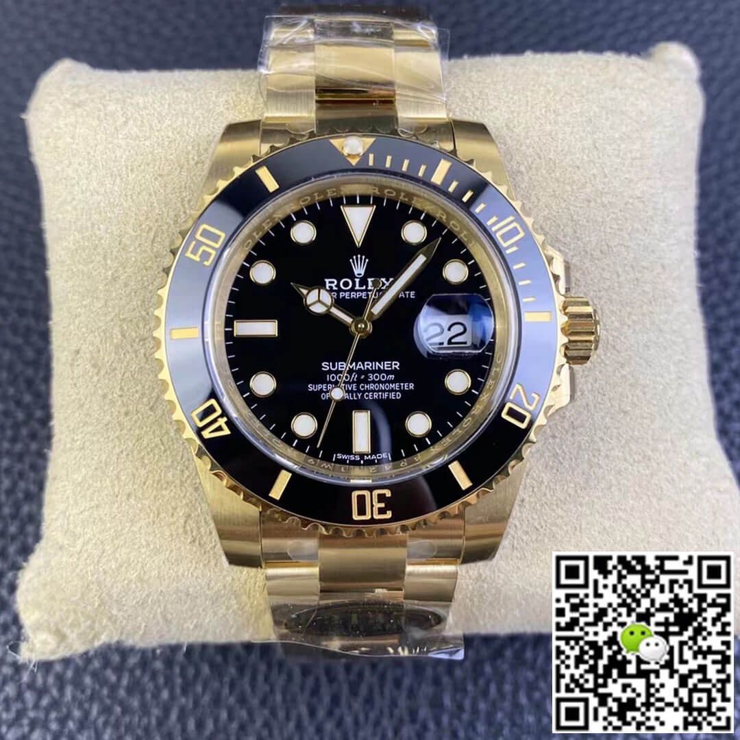 Best Replica Replica Rolex Submariner 116618LN-97208 1:1 Best Edition Clean Factory Black Dial - Colareps