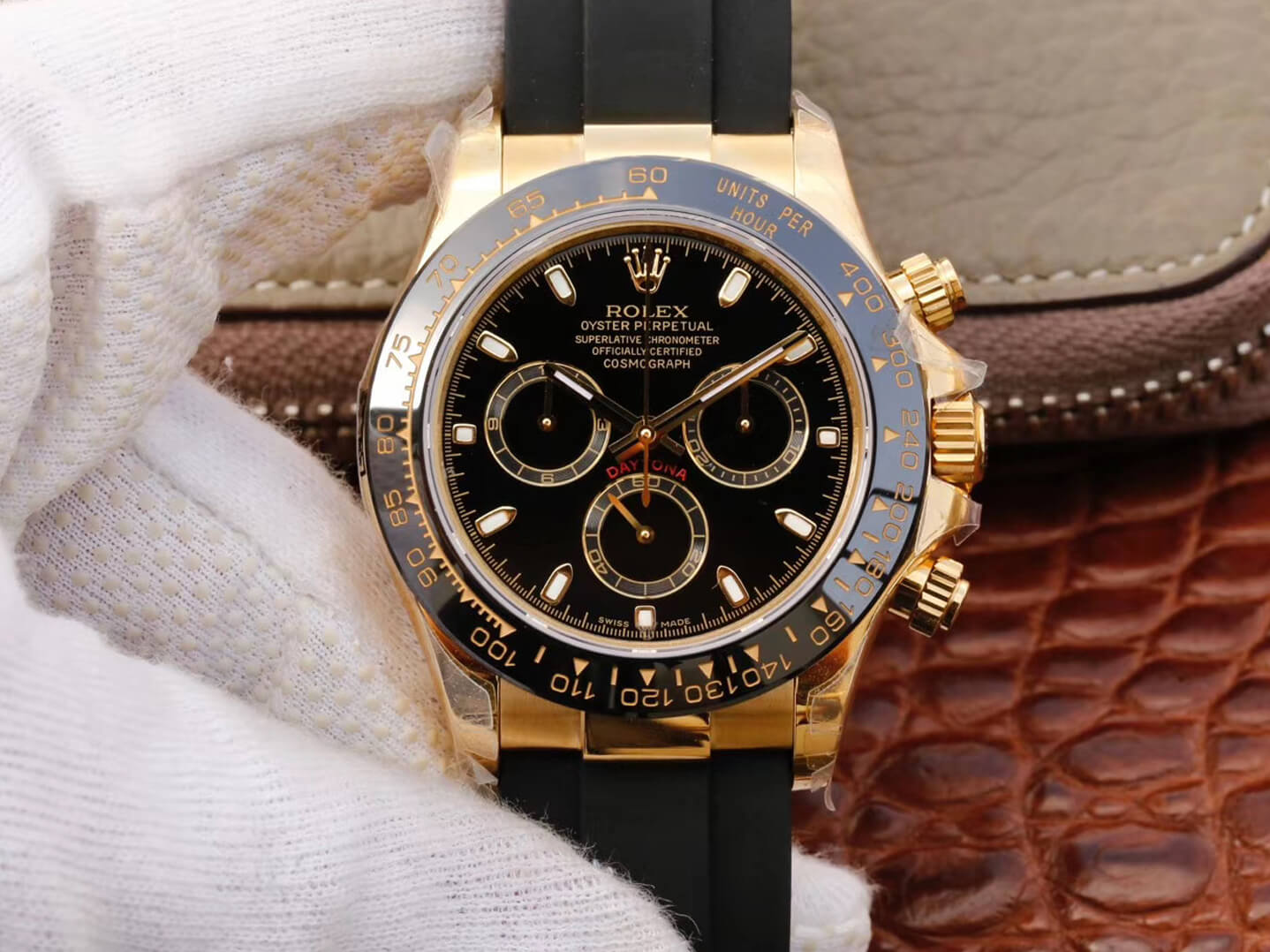 Best Replica Replica Rolex Daytona Cosmograph M116518ln-0043 1:1 Best Edition JH Factory Black Dial - Colareps