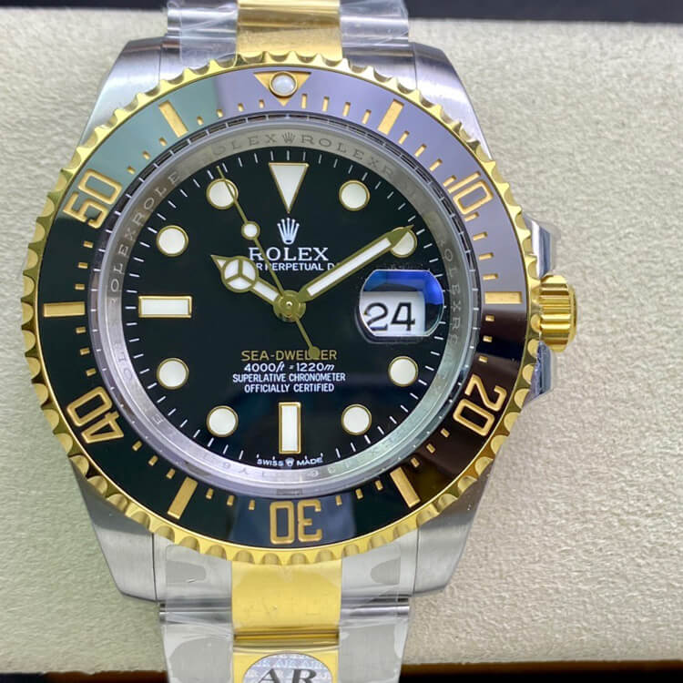 Best Replica Replica Rolex Sea Dweller M126603-0001 1:1 Best Edition AR Factory Black Dial - Colareps