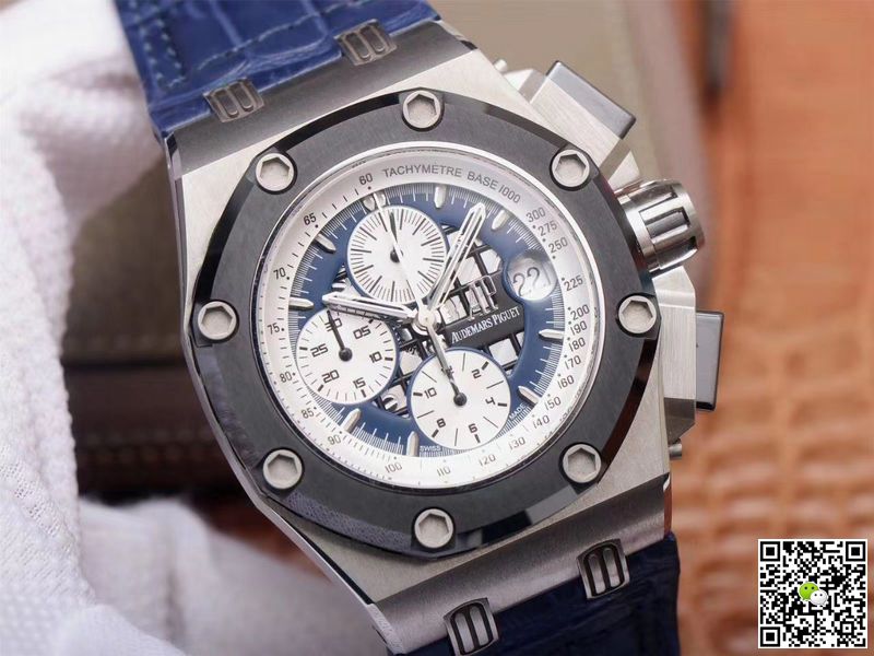 Best Replica Replica Audemars Piguet Royal Oak Offshore 26078PO.OO.D018CR.01 1:1 Best Edition JF Factory Blue Dial Swiss ETA3126 - Colareps