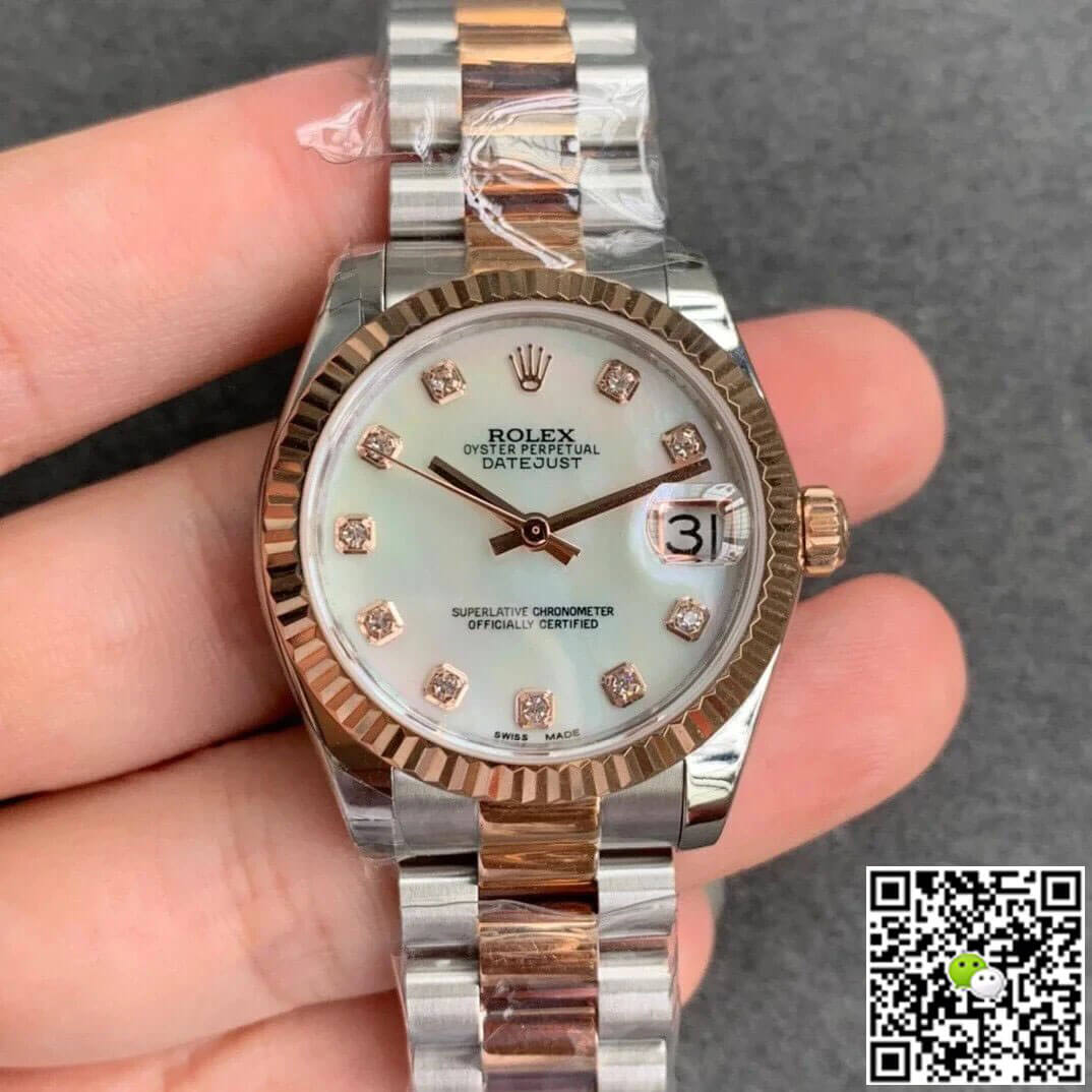 Best Replica Replica Rolex Datejust M278271-0025 1:1 Best Edition GS Factory Diamond-set Dial - Colareps