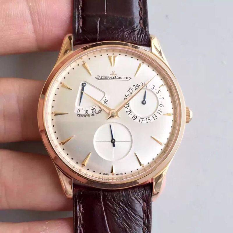Best Replica Replica Jaeger-LeCoultre Master Ultra Thin Q1372520 ZF Factory Mechanical Watches 1:1 Best Edition Swiss ETA938 18K rose gold - Colareps