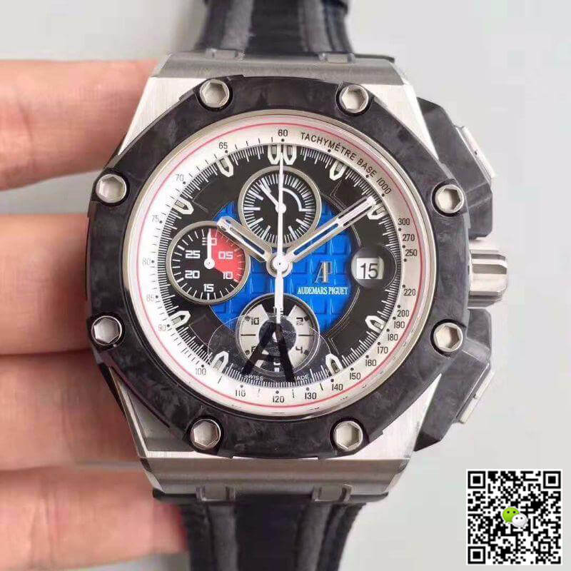 Best Replica Replica Audemars Piguet Royal Oak Offshore 26290PO.OO.A001VE.01 JF Factory 1:1 Best Edition Swiss ETA3126 Blue Dial - Colareps