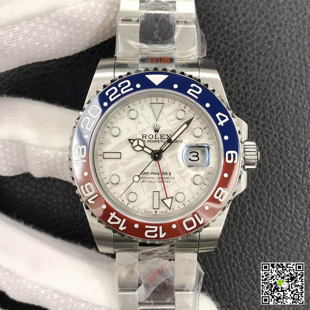Best Replica Replica Rolex GMT Master II 126719BLRO-0002 1:1 Best Edition GM Factory White Gold - Colareps