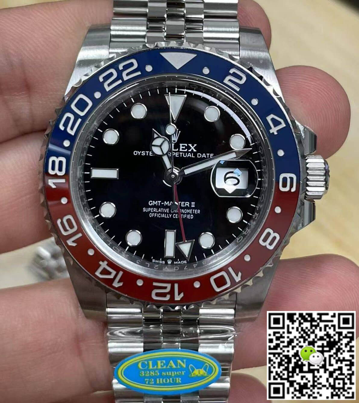 Best Replica Replica Rolex GMT Master II M126710BLRO-0001 1:1 Best Edition Clean Factory V2 Cola Circle - Colareps